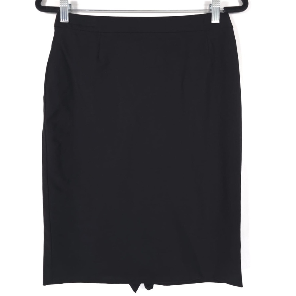 Hugo Boss Women’s Pencil Skirt Black Back Slit & Zip Size 8